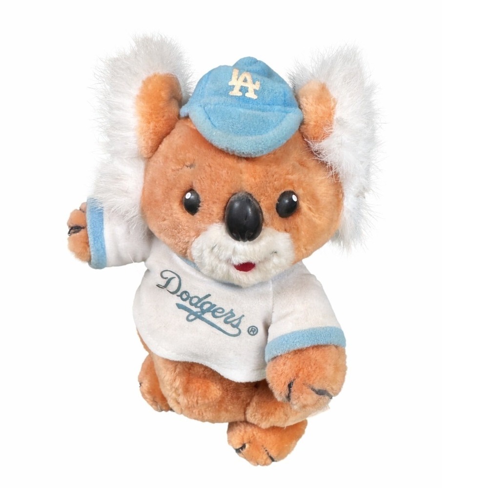 Los Angeles Dodgers Koala Plush Toy LA Baseball Mascot Stuffed Animal 8in